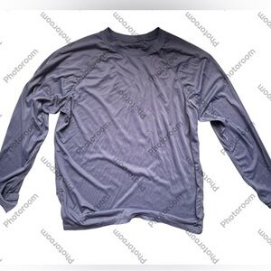 Men's Crewneck Long-Sleeve Shirt - Gray